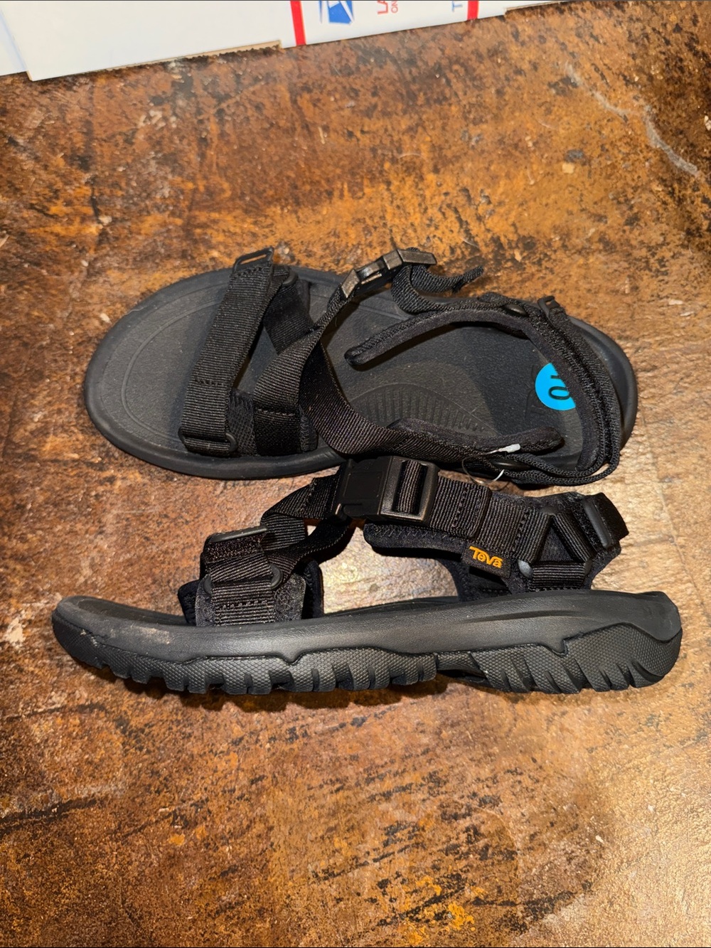 Teva hurricane verge Black Outdoor Sport Sandals size 10 New